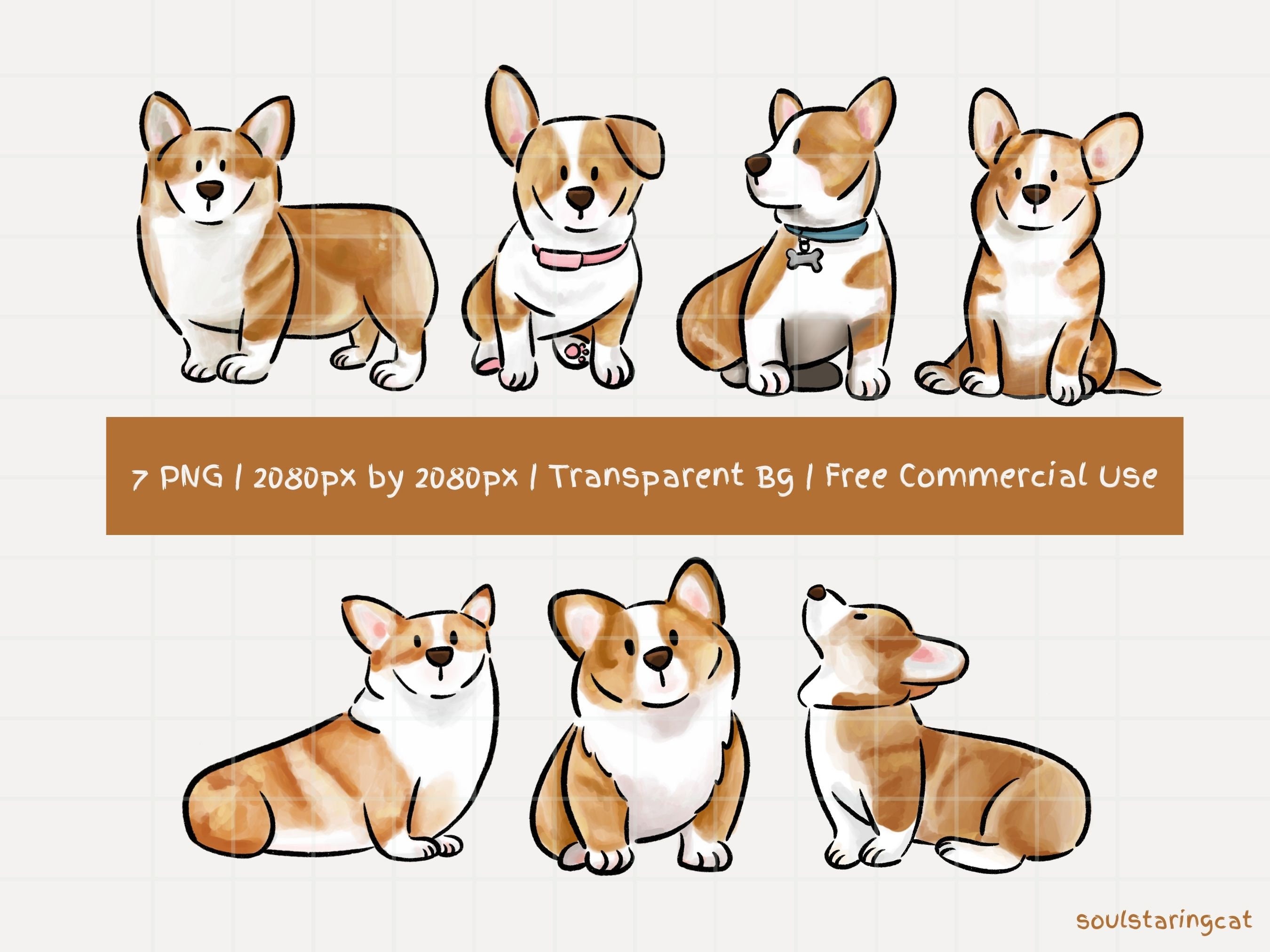 cute #pup #kawaii #tumblr #interesting #art #heart - Cute Corgi Drawings -  (1024x1087) Png Clipart Download. ClipartMax.com