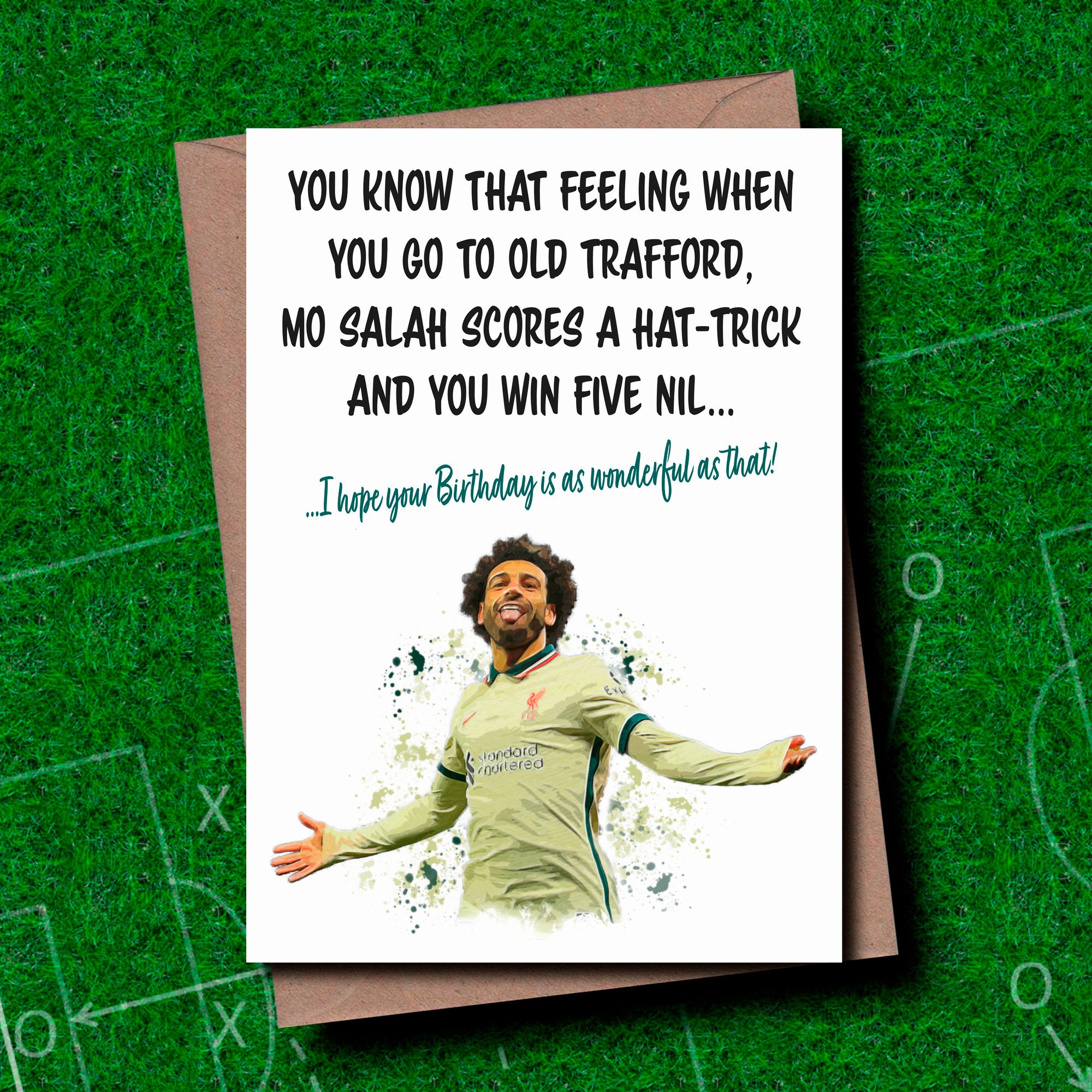 Liverpool FC Birthday Card Anfield Birthday Card Liverpool Birthday