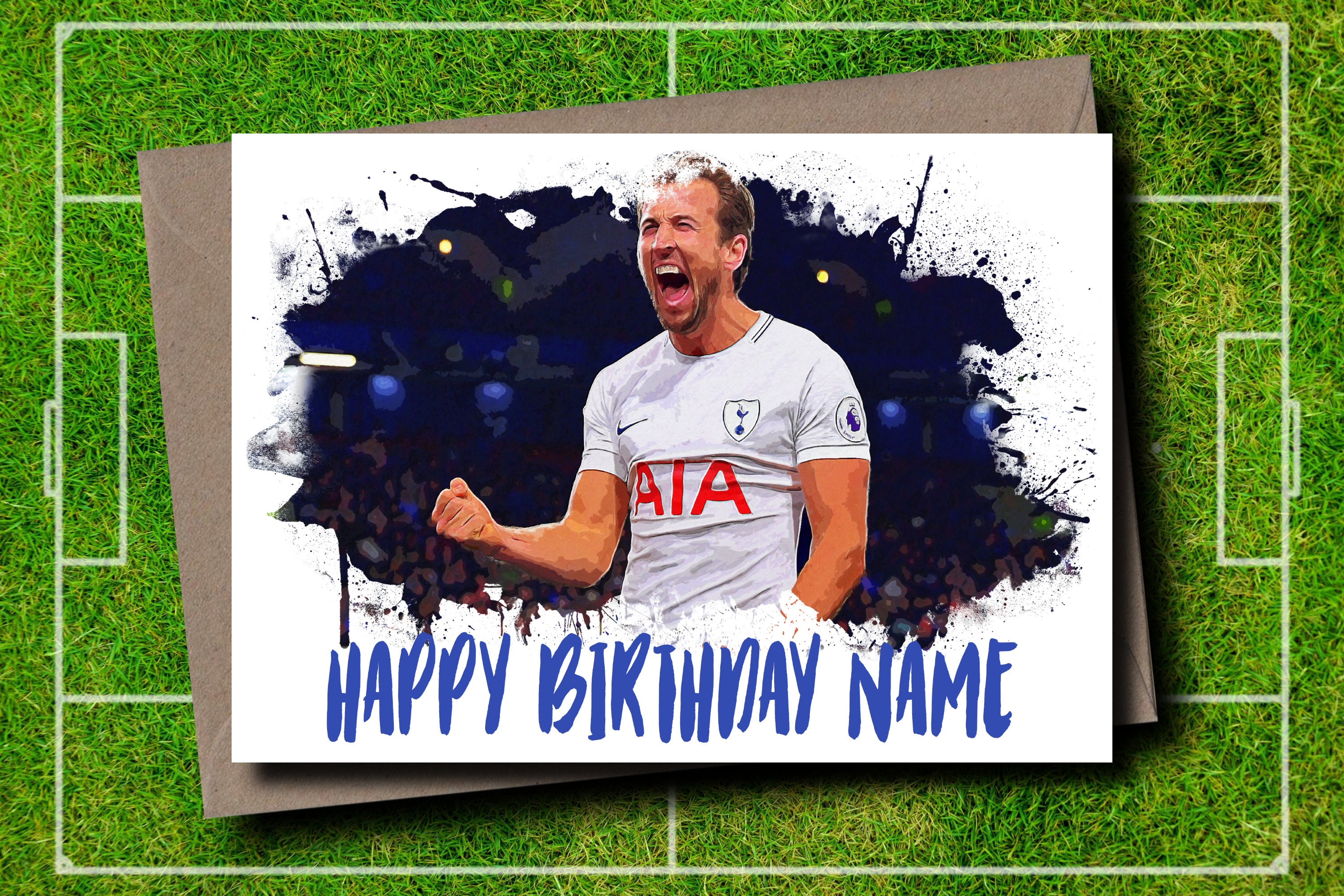 Tottenham Birthday Card Harry Kane Birthday Card - Etsy UK