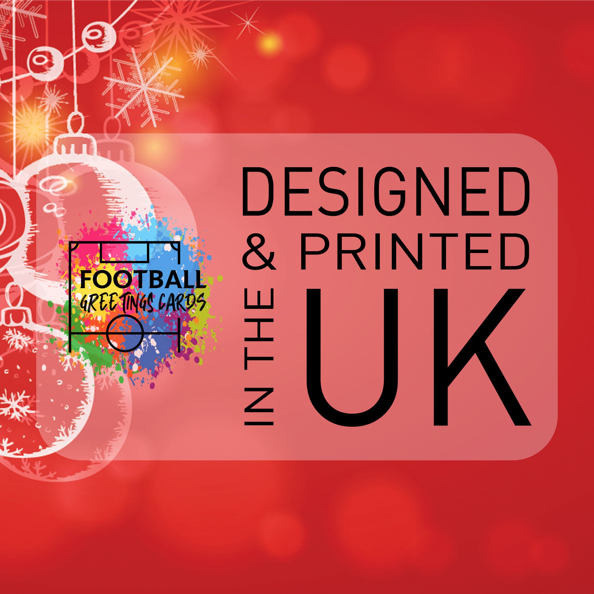 Manchester Utd Christmas Card Man Utd Christmas Tree Card Etsy