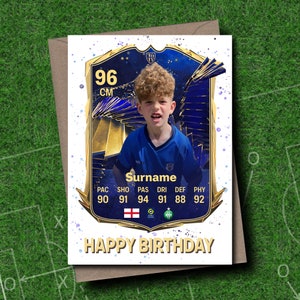 EA FC24 Birthday Card FIFA 24 Birthday Card Eafc24 Photo Birthday Card