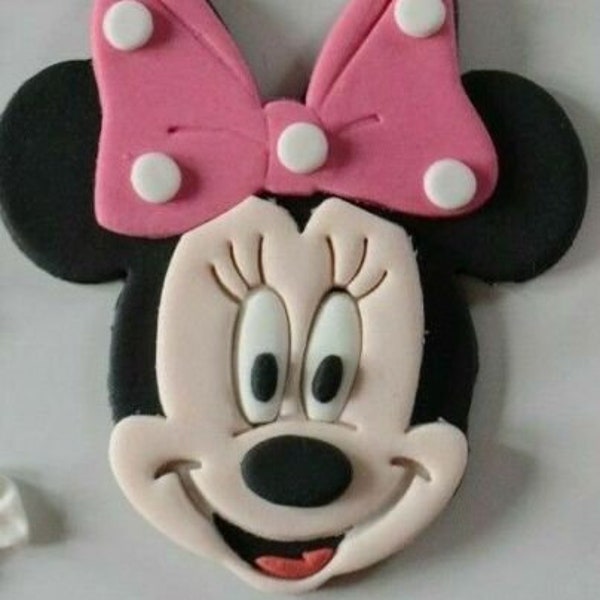 Minnie Mouse Aufleger Fondant Figuren Torte Kindergeburtstag