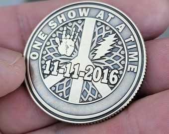 40mm Grateful Dead Sobriety Anniversary Coin - Etsy