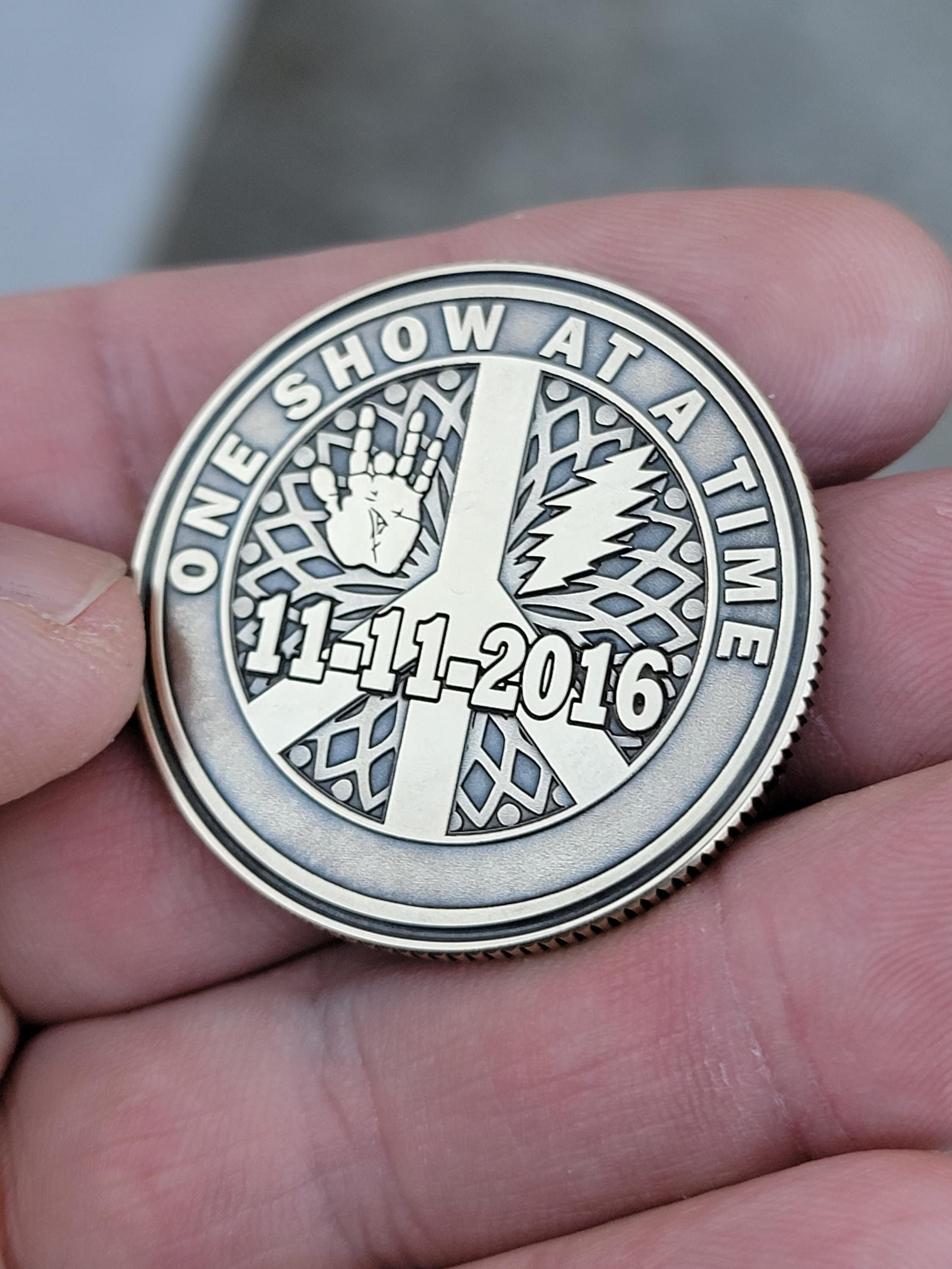 40mm Grateful Dead Sobriety Anniversary Coin - Etsy