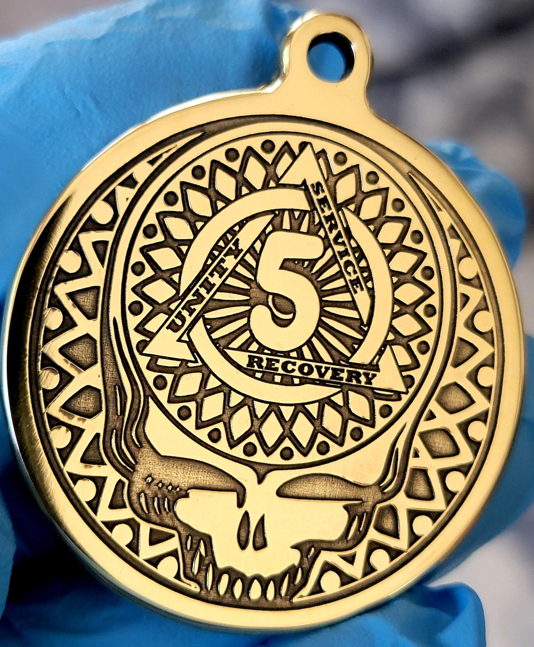 Stealie Personalized AA Recovery Pendant/keychain - Etsy