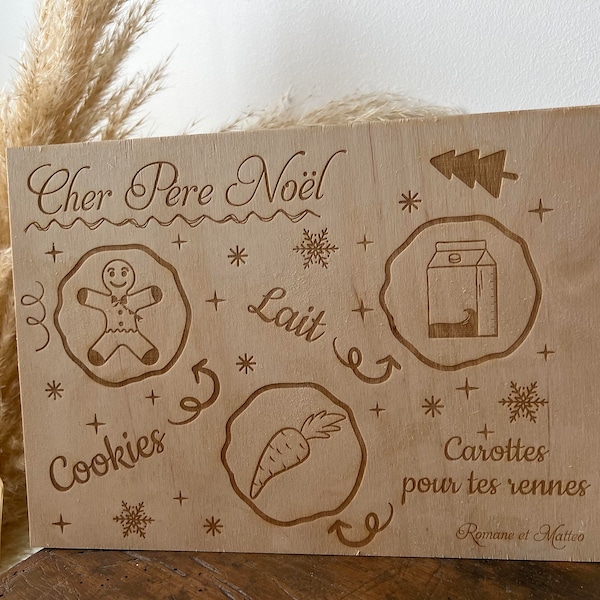 Plateau du Père Noël / Rennes / Biscuits / Repas de Noël