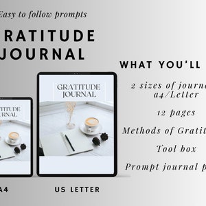 Minimalist Gratitude Journal.