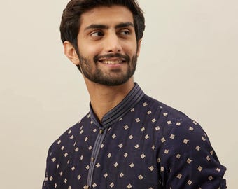 Mens embroidery Kurta Pyjama Set indian kurta pajama set for men indian wedding wear outfit, mens ethnic wear collection
