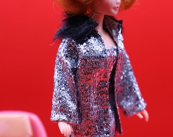 Silver lame suit Dallas Dawn Pippa