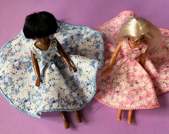 Dawn Pippa doll  flowers   cotton dress ( no doll)