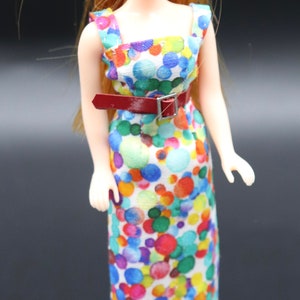 Dawn Pippa doll  Spots and Dots cotton sheath  dress