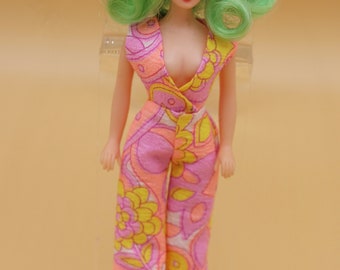 Vintage Pippa Dawn Doll Outfit: The Summer of Love Fabric