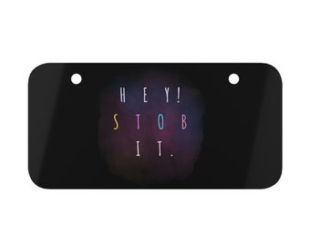 BTS (Hey! Stob IT.)  Mini License Plate