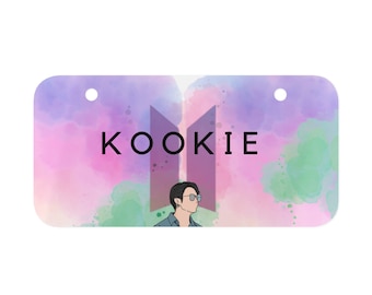 BTS Jungkook (KOOKIE) Mini License Plate