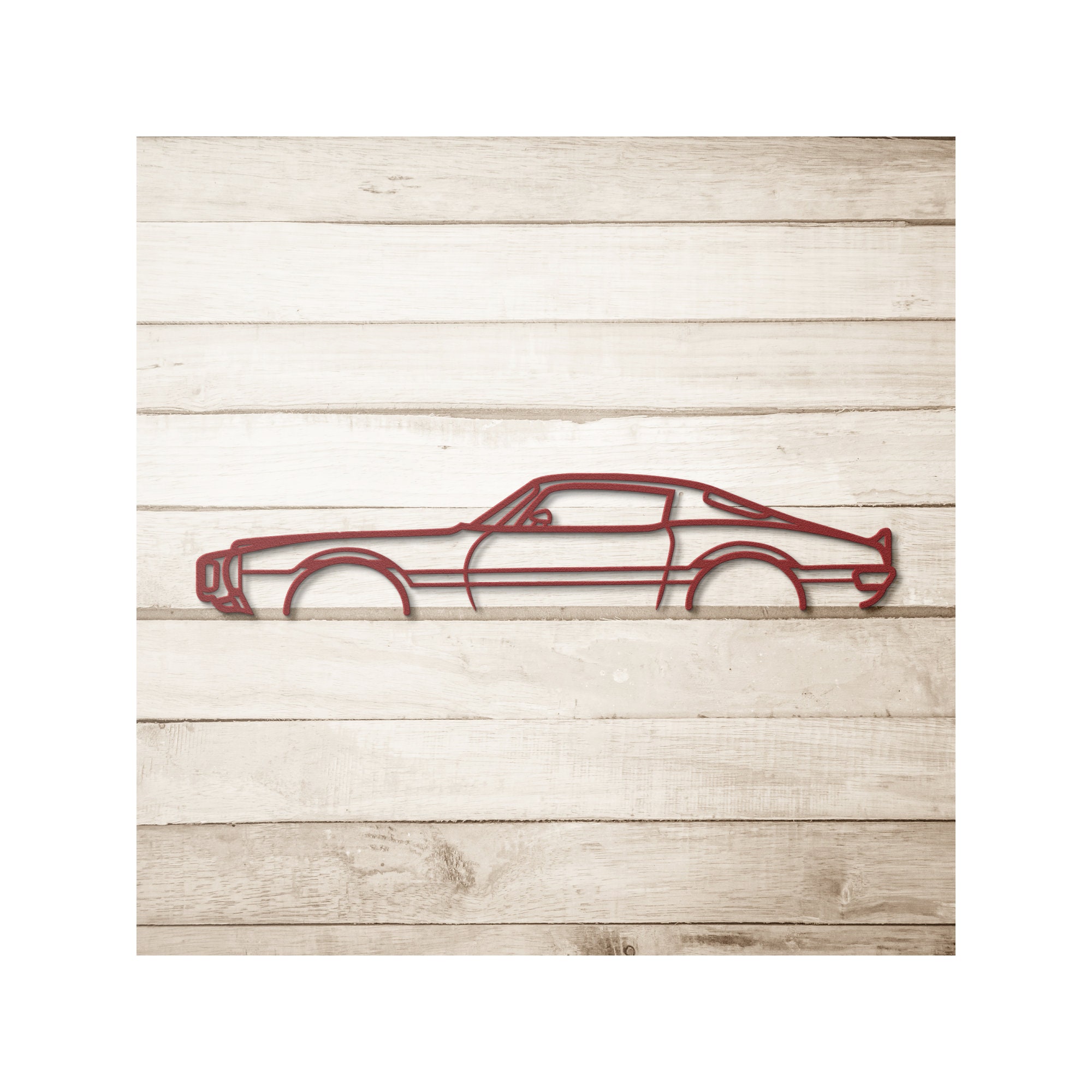 Poster for Sale avec l'œuvre « Pontiac Firebird Trans Am 1972 » de l'artiste DaveKoontz