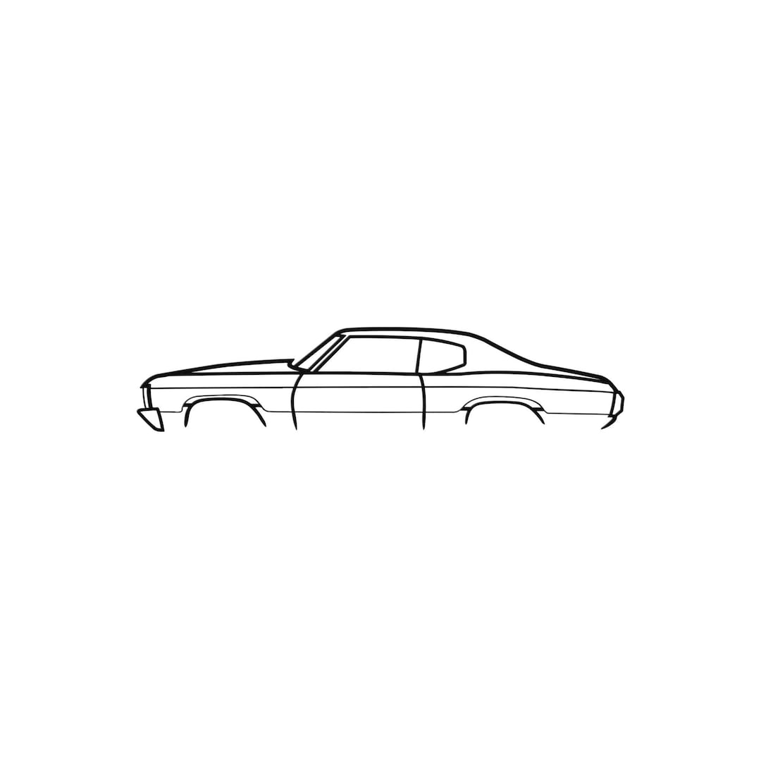 FemiaD Targa In Latta Vintage 1970 Chevy Chevelle SS – 30,5 X 40,6 Cm Per Garage E Parete - 2