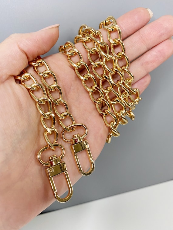 Gouden ketting voor handtassen, 18'' handtas ketting, grote handtas