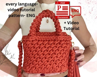 EASY Crochet Bag Pattern Video Tutorial Link Step by Step 277