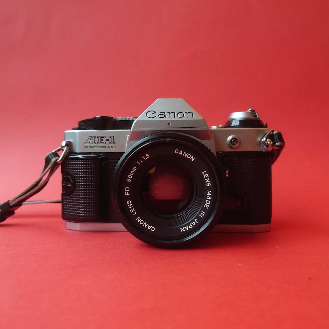 Canon AE-1 Program 35mm Film SLR Camera - 50mm Lens - Etsy