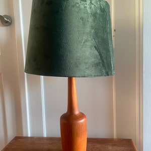 Tall Teak Table Lamp from Denmark, 1960-70s.