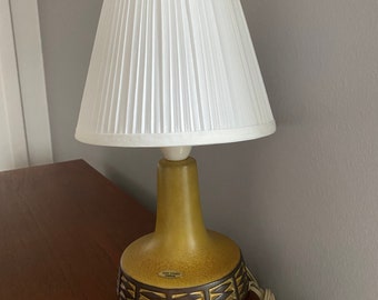 Vintage Frank Keramik Ceramic Table Lamp, Denmark.