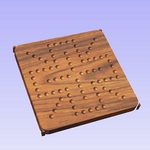 CNC-bestand Verergering bordspel 4 spelers CNC-bestand eps. Svg. dxf. ai. pdf.