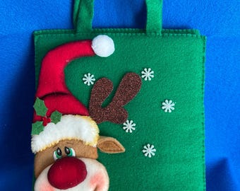 Christmas gift bag.