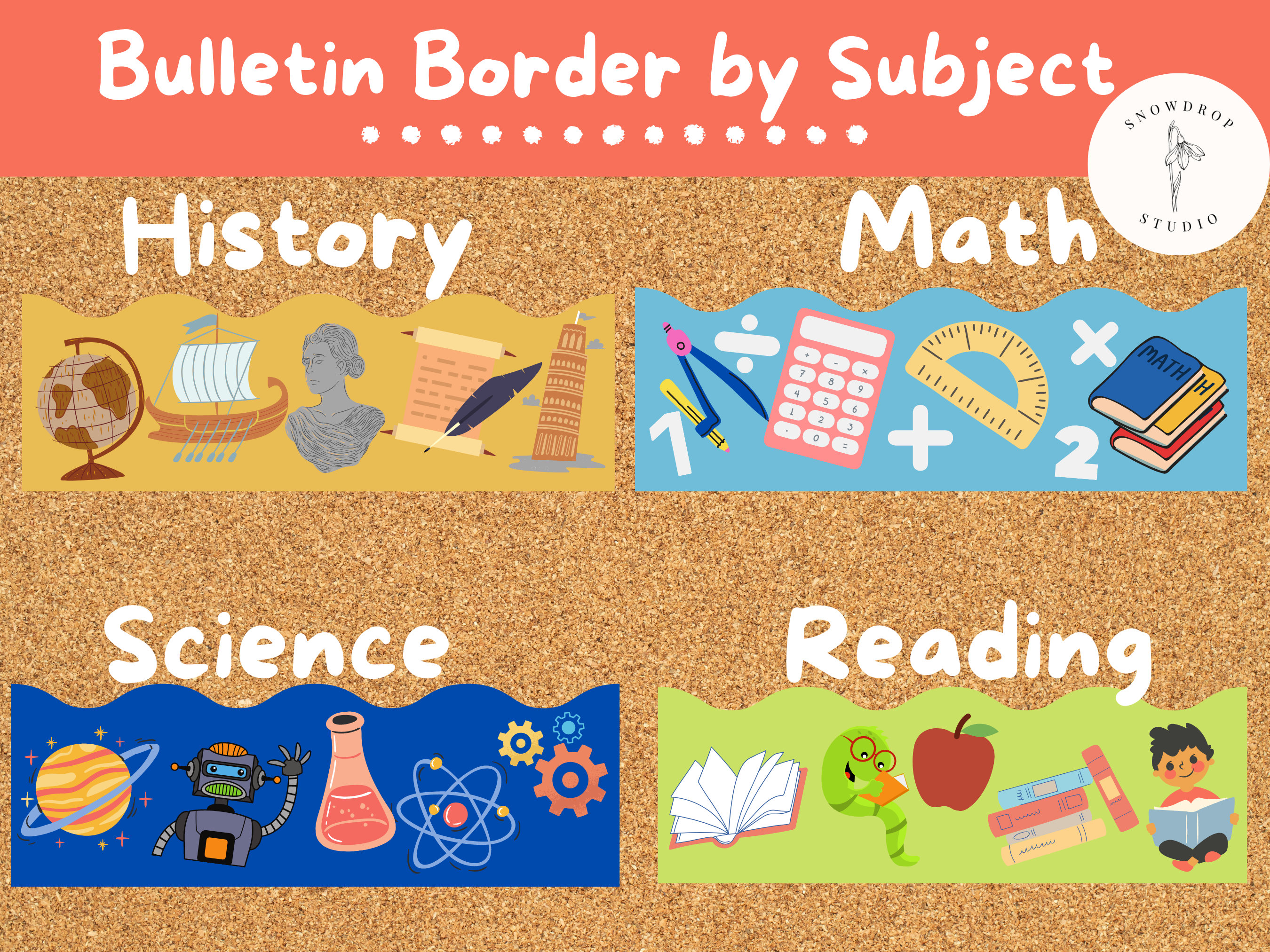 Math Borders For Bulletin Boards