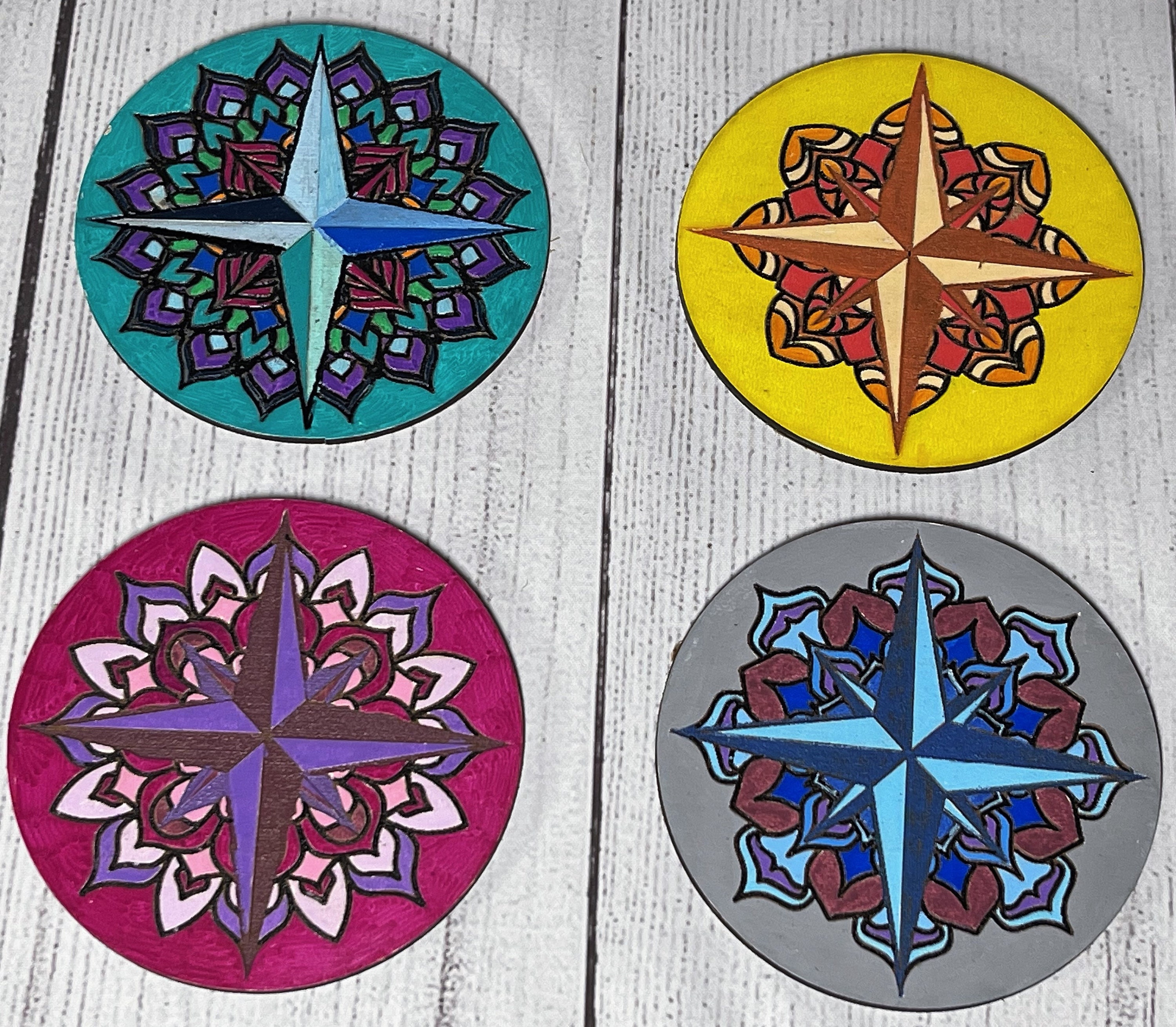 Mandala Art and Craft Kit With Mandala Art Tools Kit Gift for Girls 9-12  Age 12-14 Years Wooden Coasters With Acrylic Colours & Stand 