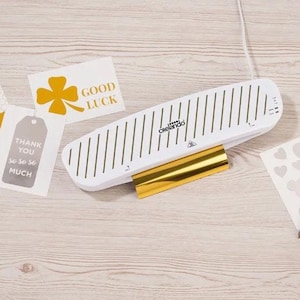 Starterskit folieapplicator, hitteactieve lamineermachine, folie-effect op kaarten, goudfolietools, plakboek en kaarten maken voor volwassenen
