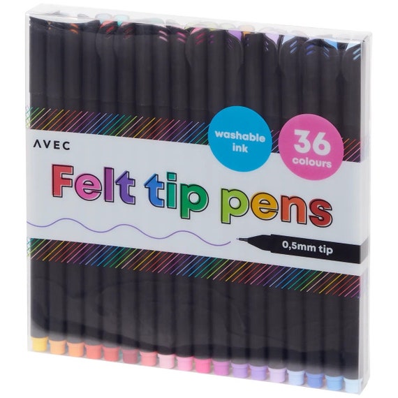 SHARPIE Felt Tip Pens, Fine Point 0.4mm, Black, 12 Algeria