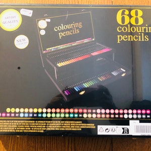 68 crayons de couleur professionnels dans une boîte de rangement solide, crayons de couleur édition américaine, crayons de couleur pour adultes et enfants, cadeau de crayons de couleur image 6