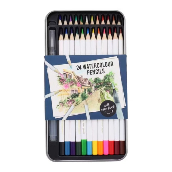 72 Watercolor Pencil in Tin Box Water-Soluble Drawing Color Pencil - China  Colour Pencil, Color Pencil