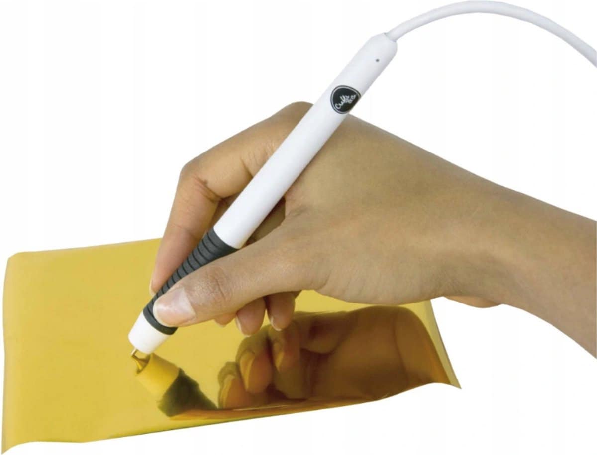 Warmte Folie Pennen, USB Hot Foil Embossing Stempelen Pen, Stempelen, Folie Quill Starter Kits met 4 Tips, Scrapbooking Tekenen Pen, Scrapbooking Tool Kits (Zilver