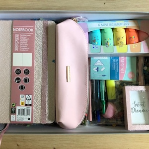 Set di confezioni regalo di cancelleria, set di cancelleria pastello, confezione regalo di cancelleria pastello metallizzato, set regalo di cancelleria preconfezionato per adulti e bambini