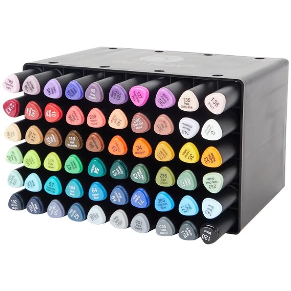 60 Professional US Edition Coloring Markers, Big Set Coloring