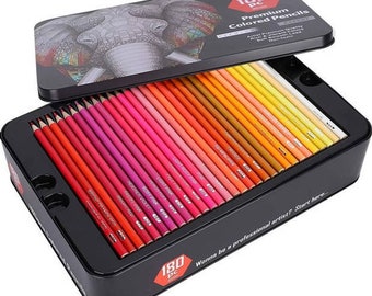 120 Professional Colouring Pencils, Color Pencils with Storage ,US Edition Colouring Pencils, Premium coloured pencils kids and adults