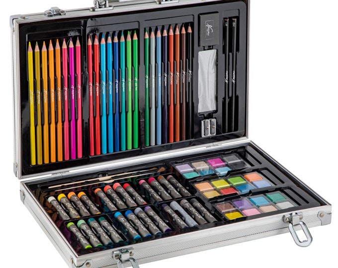 79 PCs Art Set for Kids in Storage Box, Art Paint Set for Children, Art Supplies Set birthday gift, art box for kids, coloring pencils set