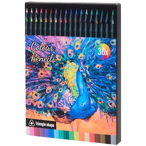 Juego de 36 lápices de colores para papel negro, juego de lápices de colores neón, lápices de colores para hojas negras, juego de lápices de colores para niños y adultos