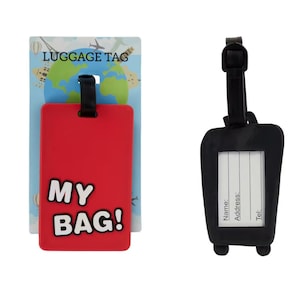 Niedliche Fun-Gepäckanhänger | Assorted Gepäckanhänger | Lustige Kofferanhänger | Süße Reise Tags | Hand tragen luugage Tags | Eule, Schmetterling Kofferanhänger