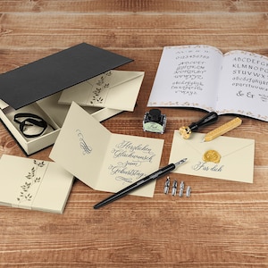 30-delige cadeauset kalligrafiepen, kalligrafie-startpakket, handlettering-kunstset, verjaardagscadeauset, bureaucadeauset kunstkits volwassenen