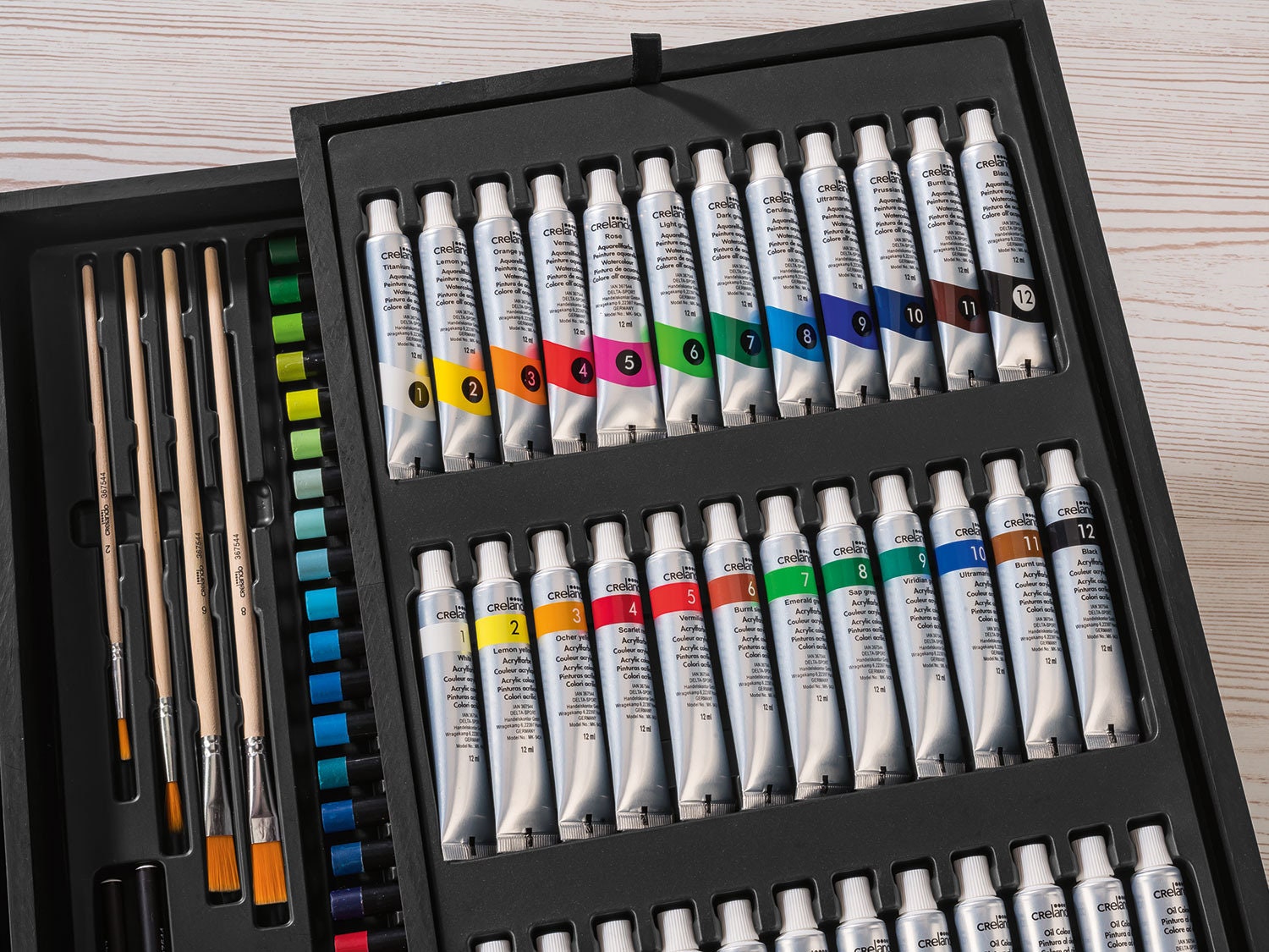 174 Pieces Artists Painting and Drawing Set With Beautiful Black