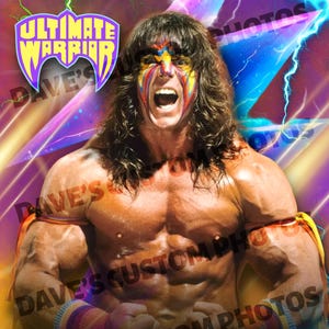 Ultimate Warrior Custom Photo Print