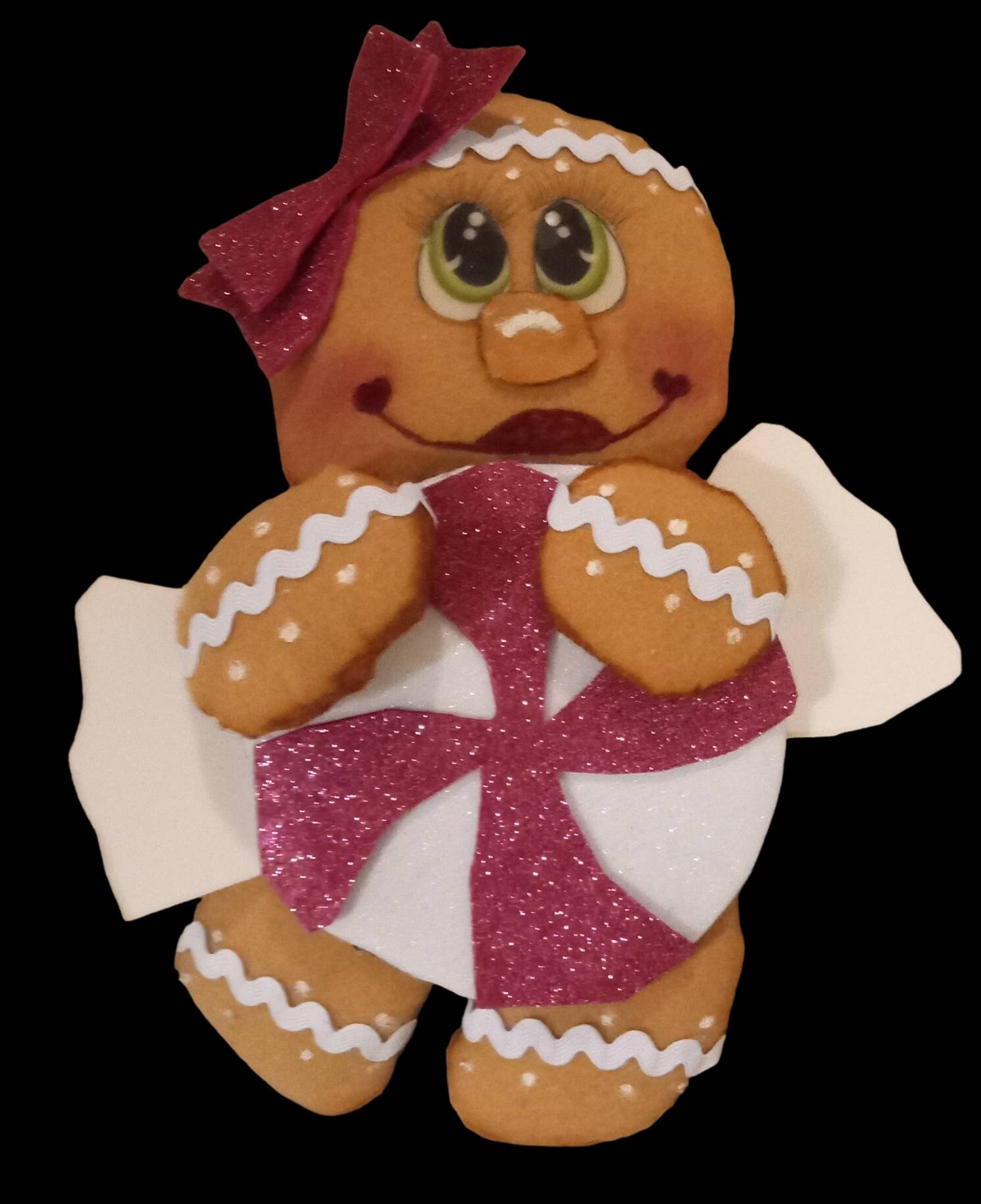 Whimsical Gingerbread Wreath Attachment/ Door Hanger/ Candy - Etsy