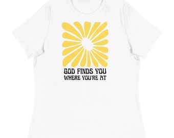 Faith Based Christian Boho T-shirt décontracté femme