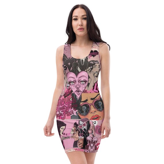Ghouls Wanna Have Fun / Alternative Emo Rocker Fashion Bodycon Dress - Etsy Ghouls Wanna Have Fun / Alternative Emo Rocker Fashion Bodycon Dress - Etsy