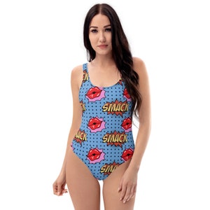 Comic Strip One-Piece Swimsuit