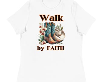 Boho Country Western Christian Apparel Faith Based Women's Shirt