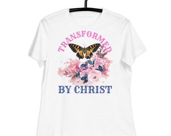 Boho Christian Faith Based Jesus Apparel Women's Relaxed T-Shirt/ Christian Gift