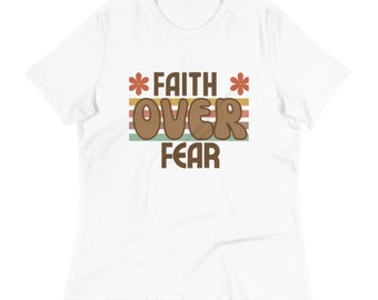 Christian Boho - T-shirt décontracté tendance Faith Based pour femmes